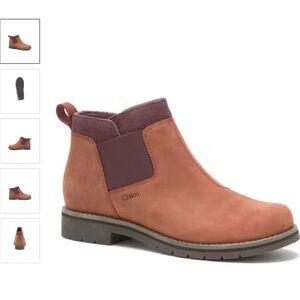 CHACO
Women's Cataluna Explorer Chelsea Casual Boots - Mahogany